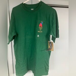 Heritage brand Vtg 1996 Atlanta Olympics embroidered logo shirt size large NWT